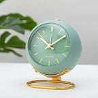 Buzzley – Orologio Alarm Analogico Retro con Movimento Silenzioso