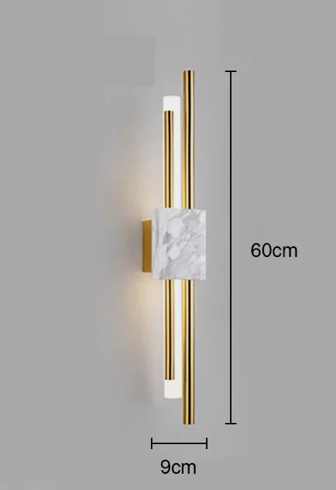 Lampada da Parete LED in Marmo Moderno Luxe