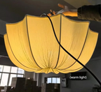 KumoWabi Lampada a Sospensione in Tessuto Giapponese Wabi-Sabi