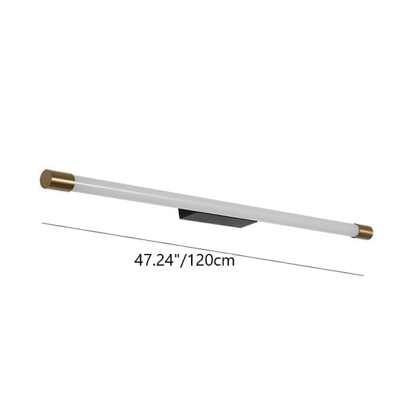 Lampada da parete a LED in alluminio PC con tubo sottile, moderna e minimalista, per il soggiorno