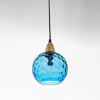 Lampade a sospensione in vetro effetto onda d'acqua