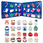 SquishJoy Set di Sorprese per le Vacanze | Calendario dell'Avvento festivo pieno di Squishmallows abbracciabili!