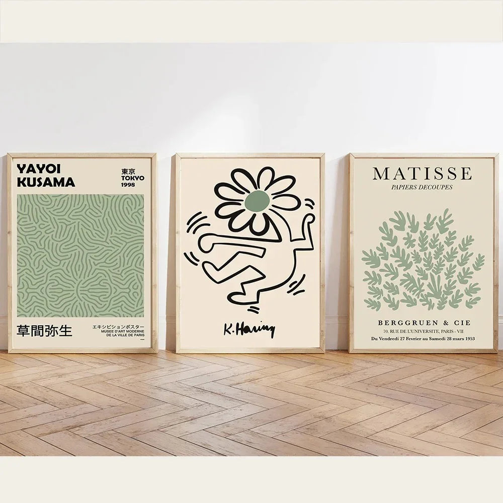 Keith Haring, Henri Matisse & Kusama
