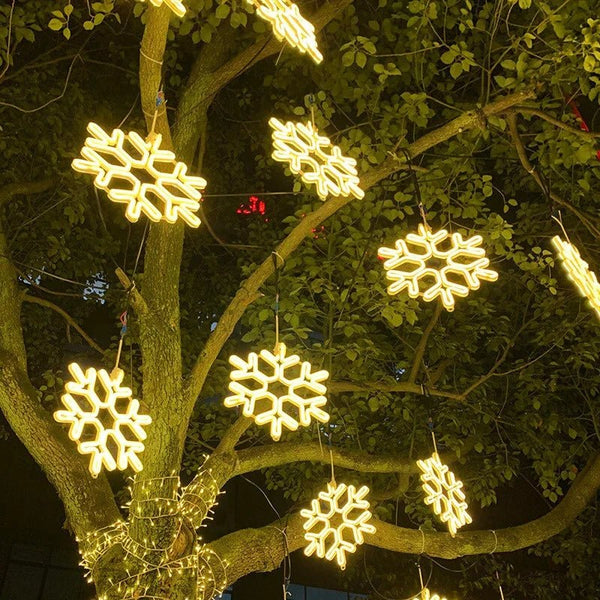 Luce a Led Impermeabile a Fiocco di Neve per Natale