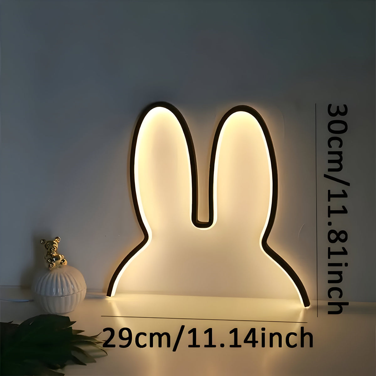 NeonHopper Light – Luce decorativa a LED neon a forma di coniglio