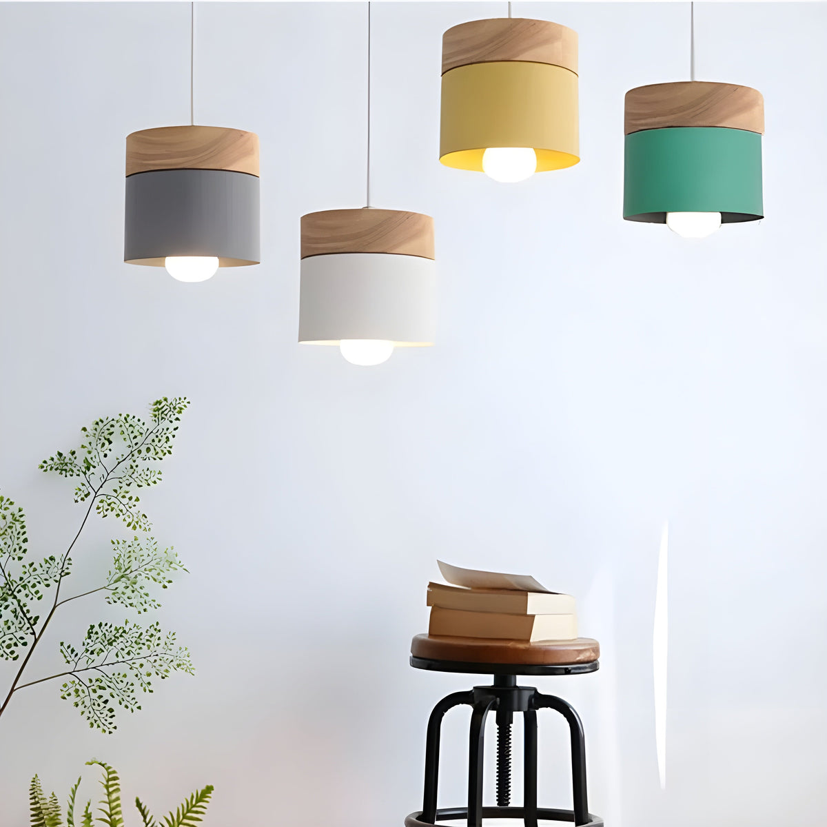 LoftCharm Light - Lampada a sospensione in legno nordico