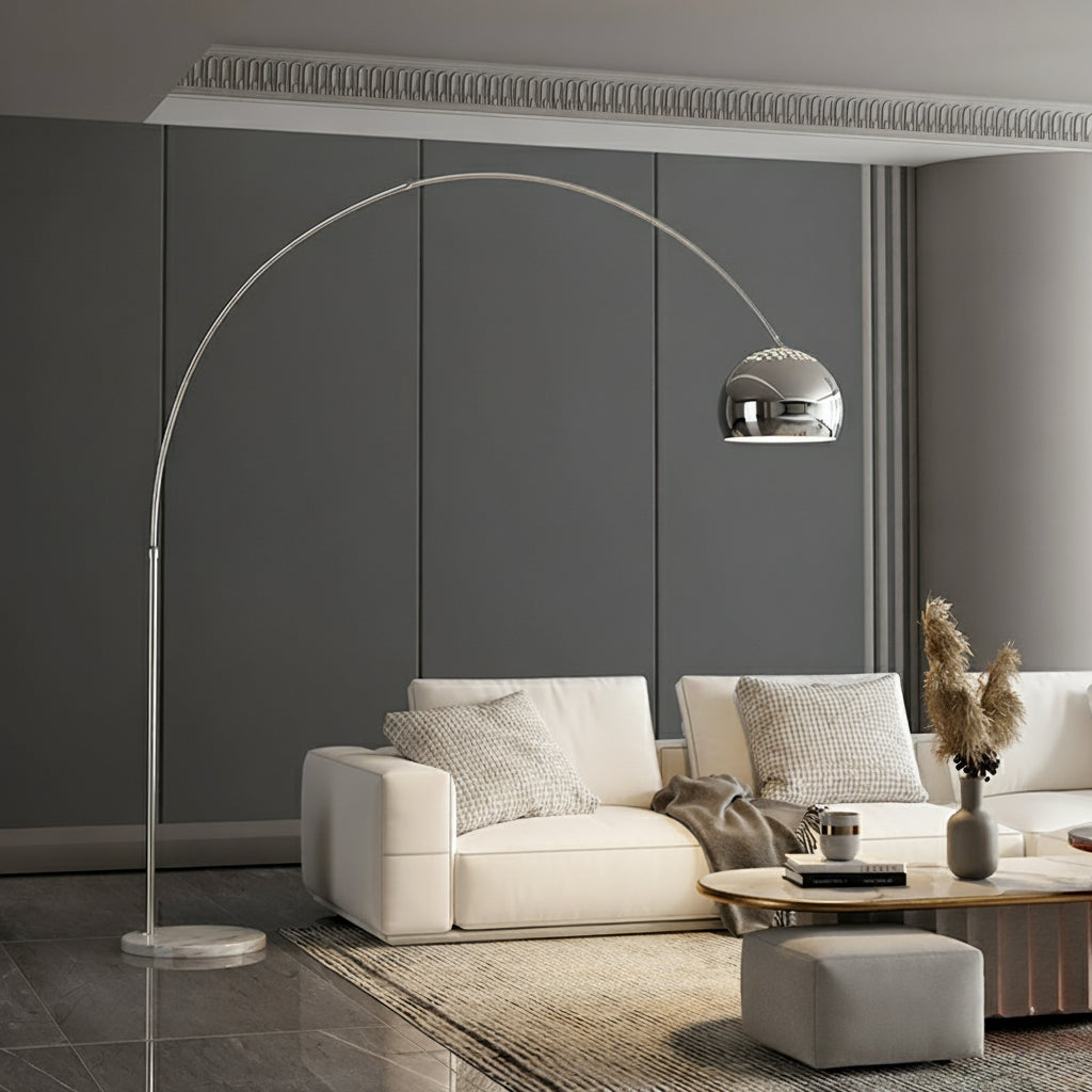 Lampada da Terra Arco Italiana – Design Moderno per il Soggiorno
