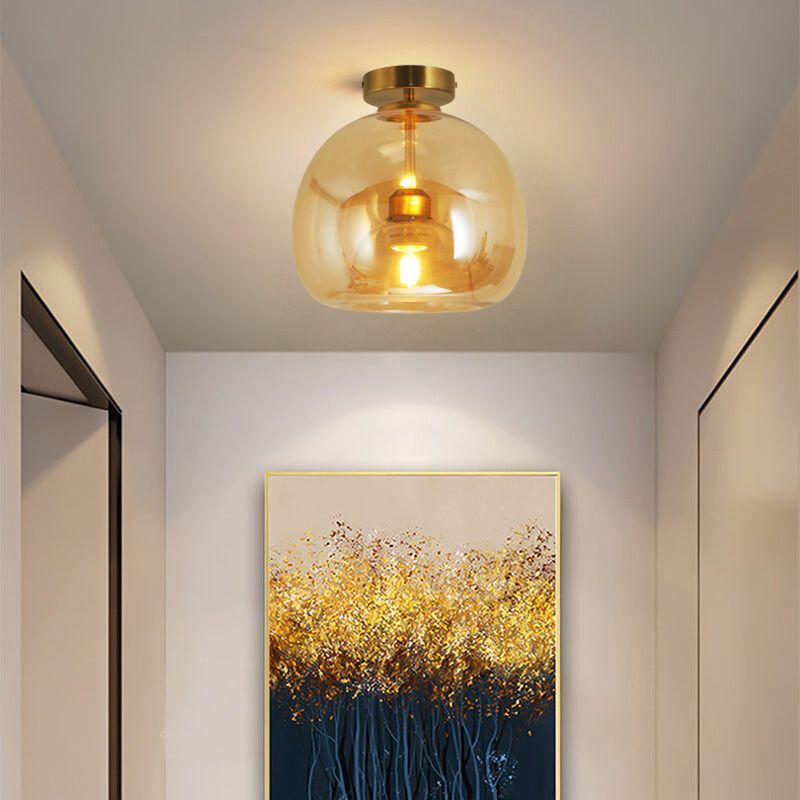 Rhea Lampada da Soffitto/Sospensione in Vetro Semi-Flusso