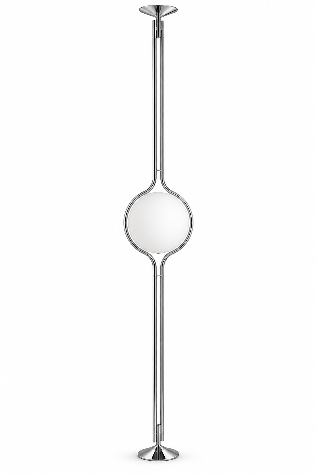 Lampada da Terra Halo Orb – Lampada di Design Moderna con Illuminazione Atmosferica
