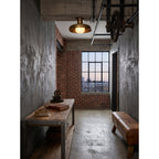 Lampada da soffitto semi flush Cadence in vetro