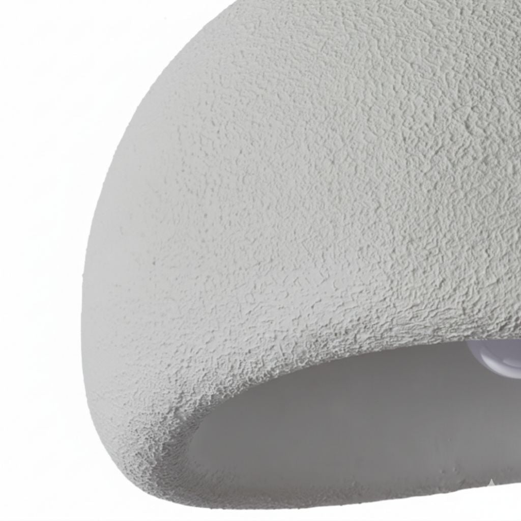 CALMLIGHT – Lampada da soffitto minimalista in resina per spazi sereni