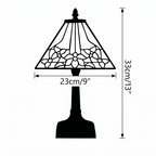 Lampada da Tavolo Tiffany Camillo 9" di Oaks Lighting