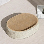 CATLOOM – Letto Ovale in Sisal per Gatti con Superficie Resistente per Graffiare e Riposo Morbido