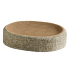 CATLOOM – Letto Ovale in Sisal per Gatti con Superficie Resistente per Graffiare e Riposo Morbido