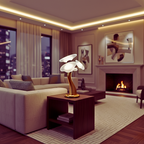 Luxury Futuristic LED Table Lamp