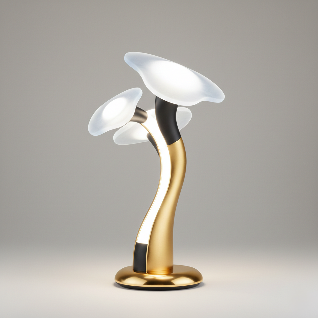 Lampada da Tavolo LED di Lusso Futuristica