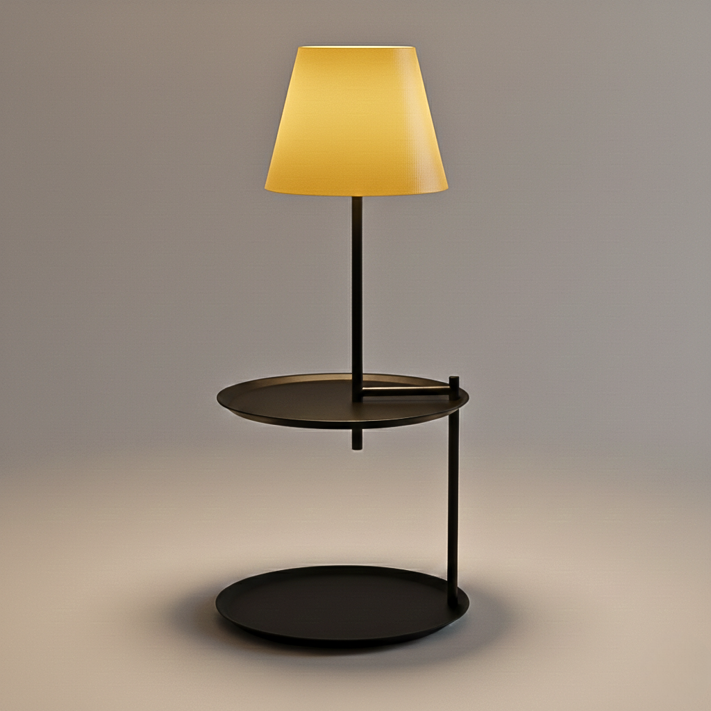 Lampada da Tavolo a Due Livelli