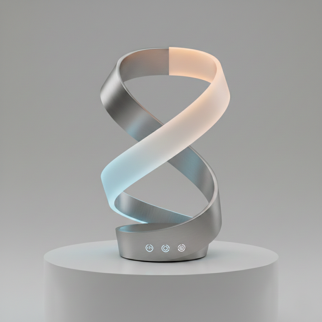 Lampada da Tavolo LED Scultorea Minimalista LuminaHelix