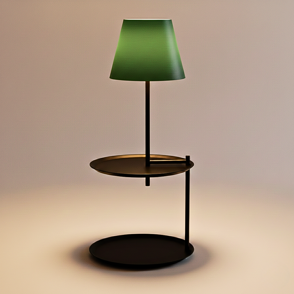 Lampada da Tavolo a Due Livelli