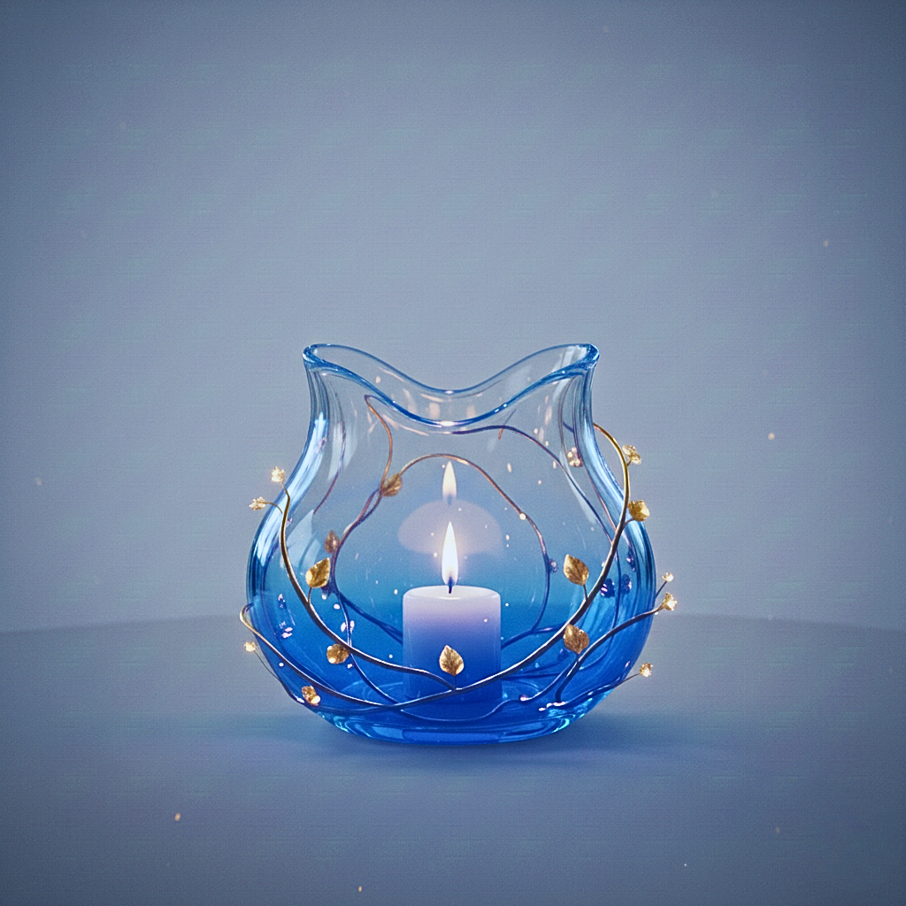 Portacandele in Cristallo di Vite Fantasy-Luxury