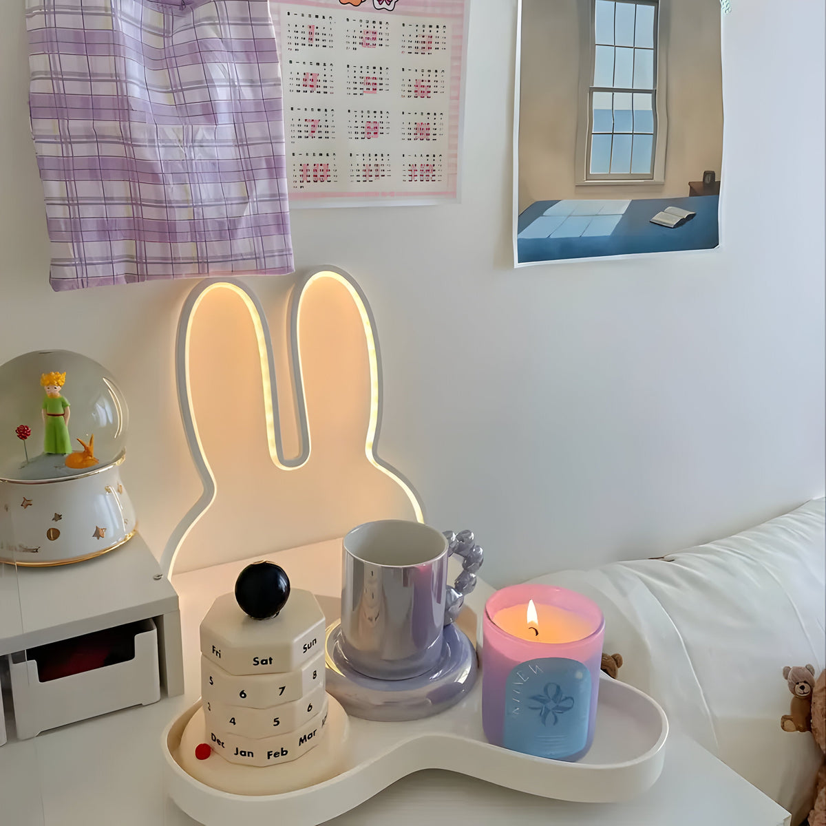 NeonHopper Light – Luce decorativa a LED neon a forma di coniglio