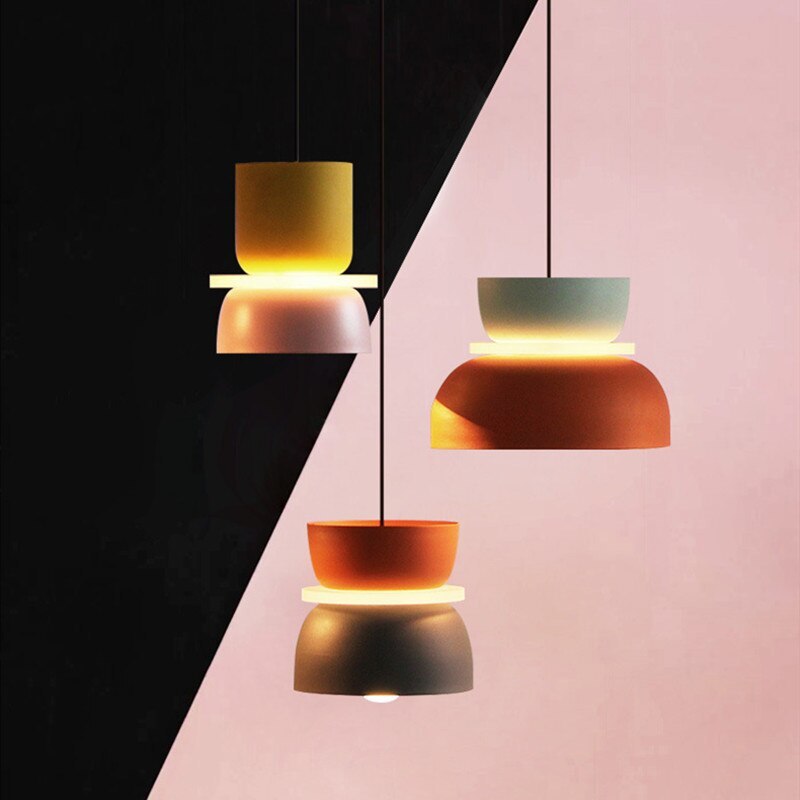 Lampada a Sospensione Jojo Colore a Contrasto
