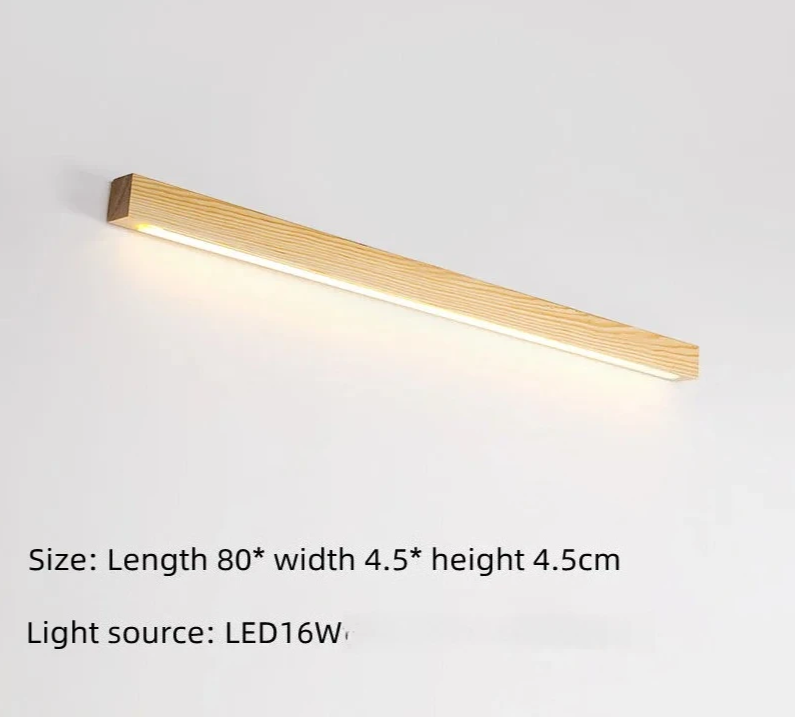 ZenLuma Lampada da Parete in Legno Giapponese