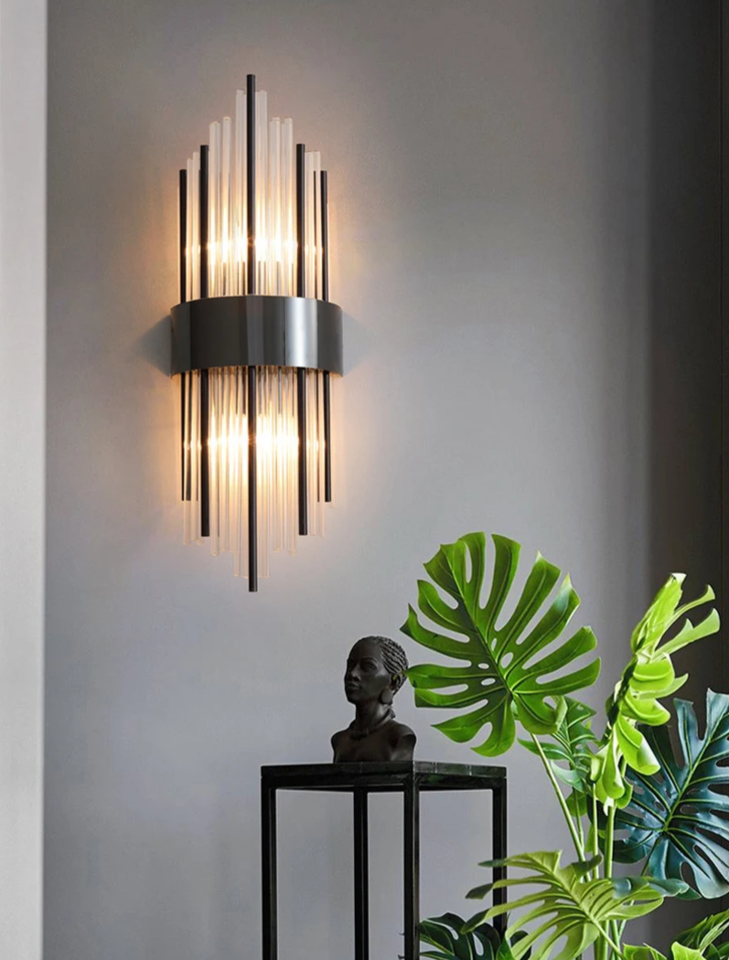 AuriLux Nordic Lampada da Parete in Cristallo