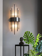 AuriLux Nordic Lampada da Parete in Cristallo