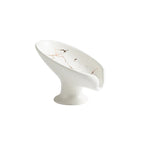 Portasapone in Ceramica Portatile Accessorio da Bagno con Drenaggio