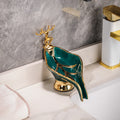Portasapone in Ceramica a Forma di Foglia - Portasapone con Drenaggio - Accessori per Bagno