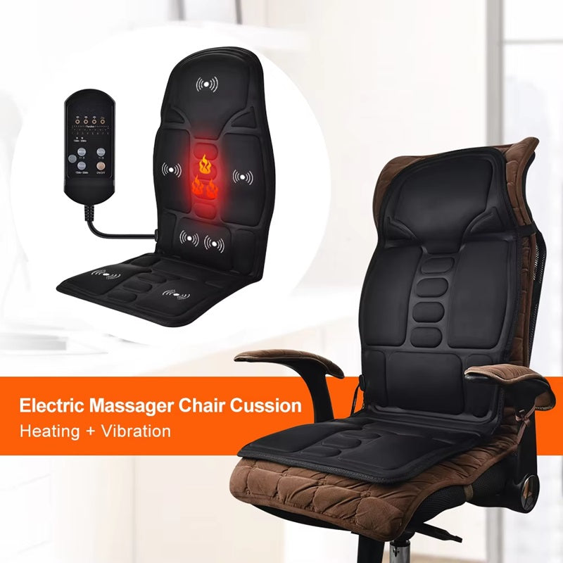 Cuscino Massaggiante Elettrico con Calore – Cuscino Massaggiante per Casa e Auto