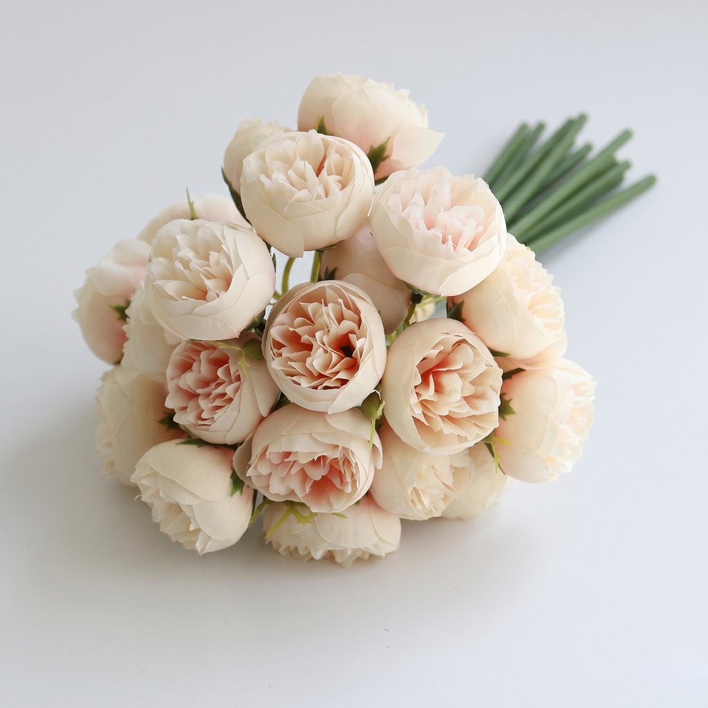 Bouquet di Peonie Artificiali Decorativo per Casa e Matrimonio