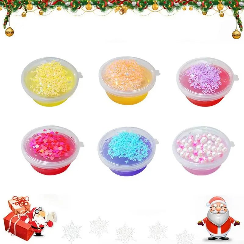 Calendario dell'Avvento di 24 Giorni di Slime per Bambini – Countdown di Natale
