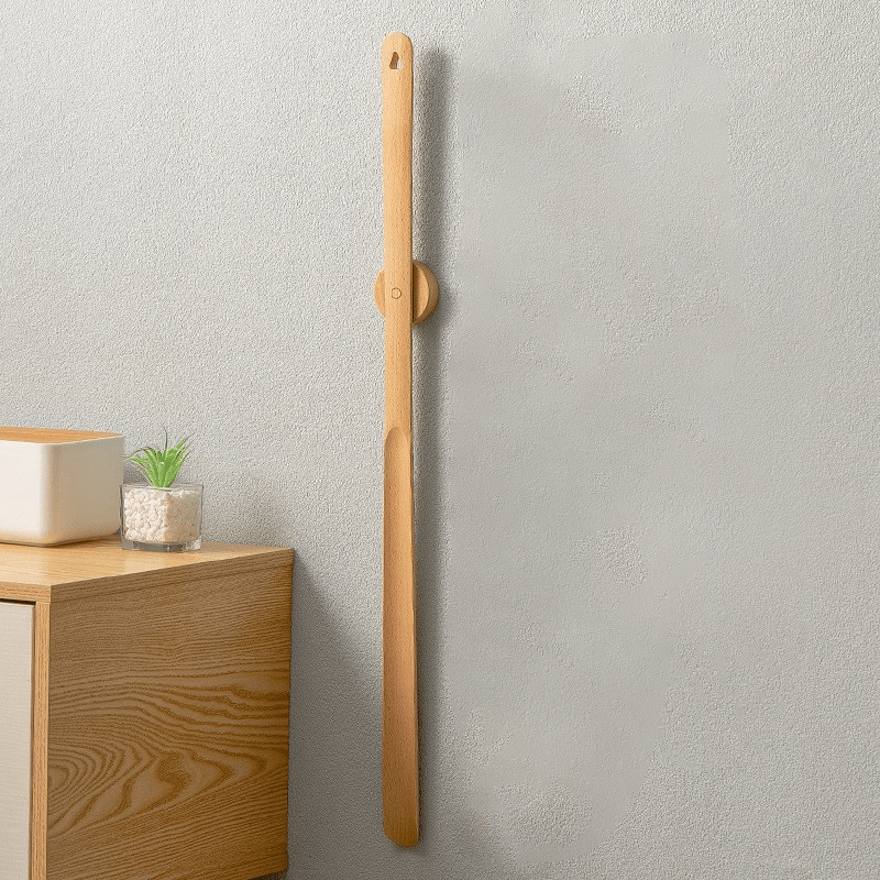 CLASSIHORN – Cavatappi in Legno con Manico Lungo per Indossare le Scarpe senza Sforzo