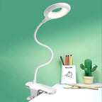 CLIPGLOW – Luce di lettura LED USB dimmerabile con clip e collo regolabile