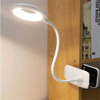 CLIPGLOW – Luce di lettura LED USB dimmerabile con clip e collo regolabile