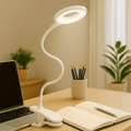 CLIPGLOW – Luce di lettura LED USB dimmerabile con clip e collo regolabile
