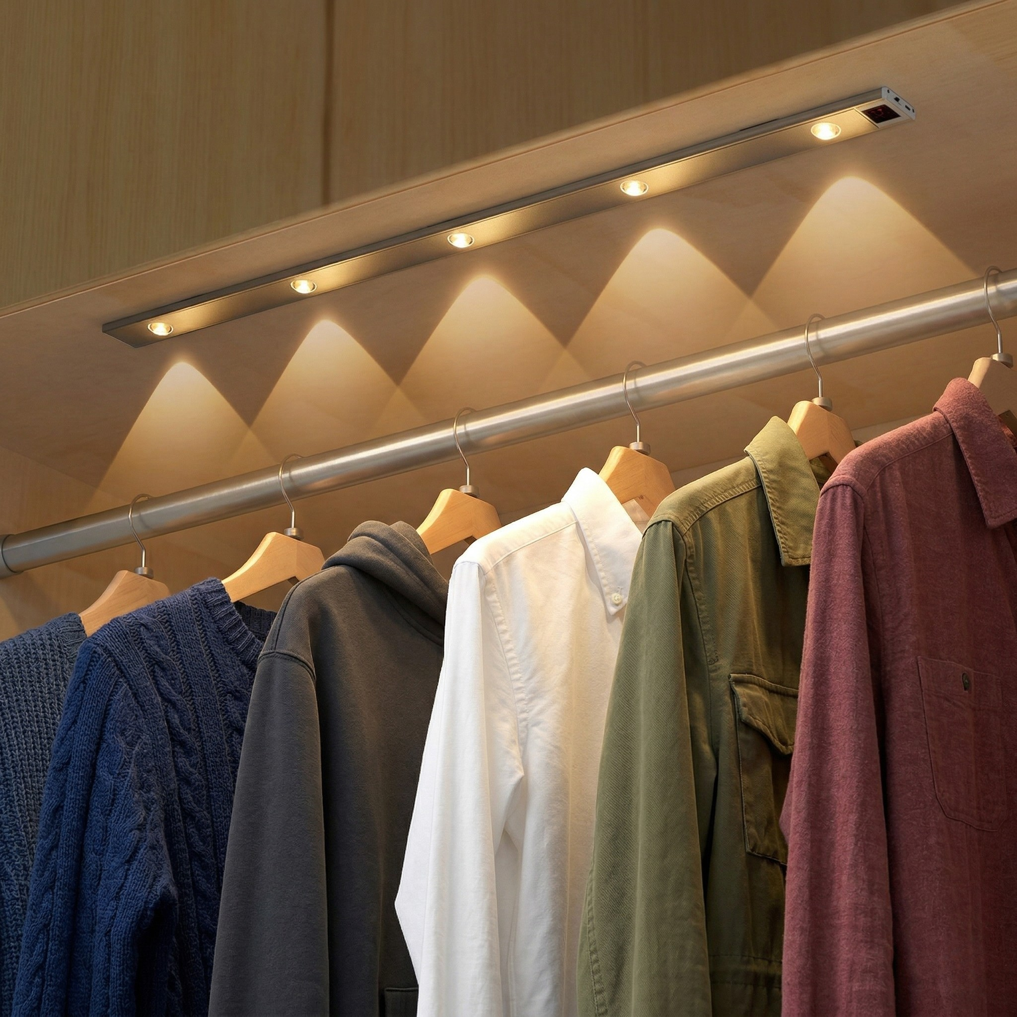 Luce LED Wireless con Sensore di Movimento Ricaricabile Dimmerabile a 3 Colori