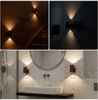 Lampada da Parete con Presa Sensore e Luminosità Regolabile Design Moderno
