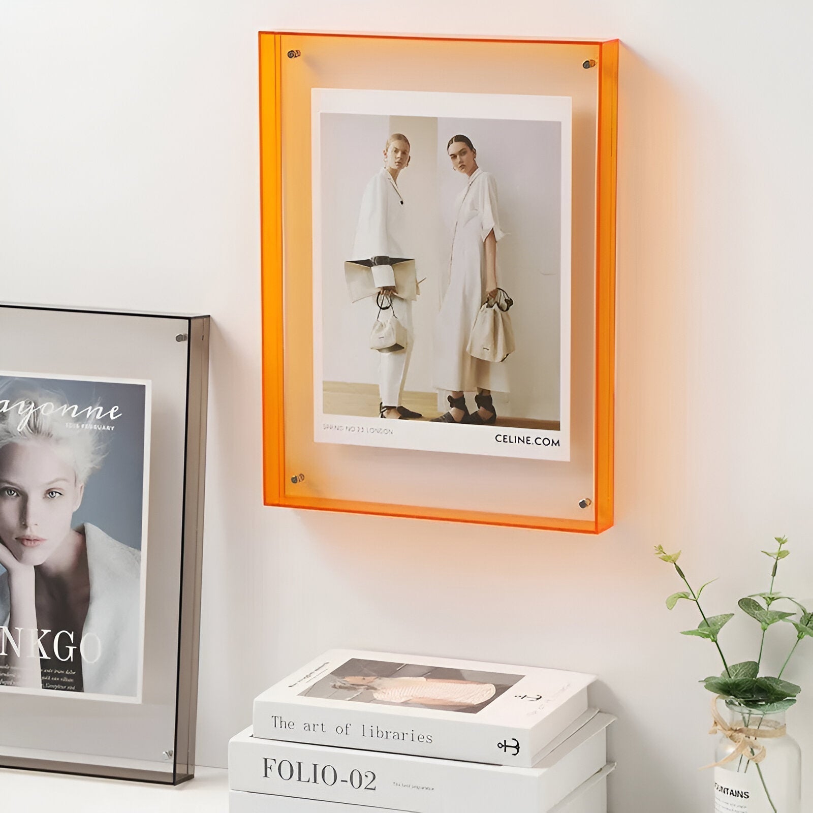 Cornice di design moderno in acrilico