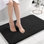 COMFÉRA – Tappetino da Bagno Ultra-Morbido Antiscivolo in Chenille per Uso Quotidiano