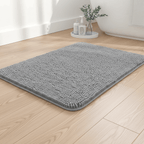 COMFÉRA – Tappetino da Bagno Ultra-Morbido Antiscivolo in Chenille per Uso Quotidiano