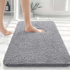 COMFÉRA – Tappetino da Bagno Ultra-Morbido Antiscivolo in Chenille per Uso Quotidiano