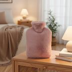 COMFORTH – Bottiglia d'Acqua Calda 2L con Copertura Morbida per Dolori Muscolari e alla Schiena