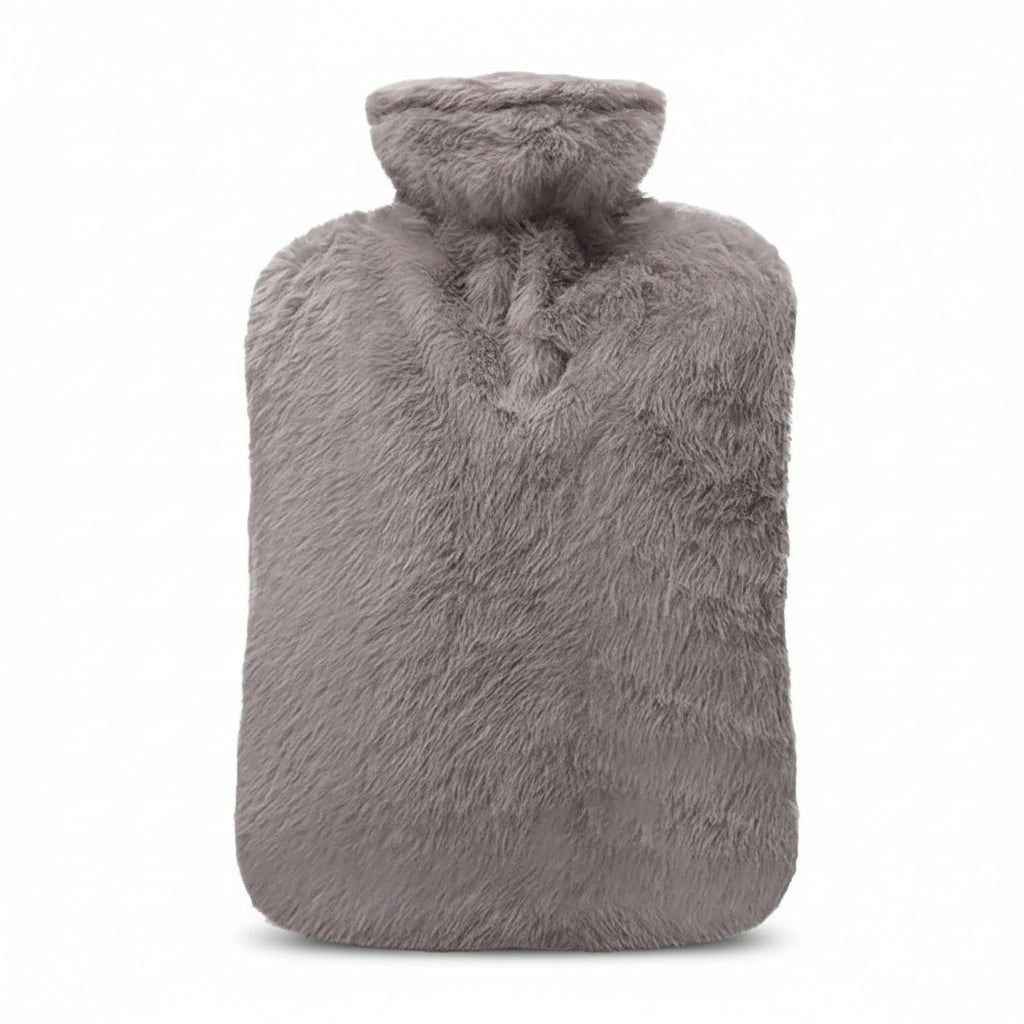 COMFORTH – Bottiglia d'Acqua Calda 2L con Copertura Morbida per Dolori Muscolari e alla Schiena