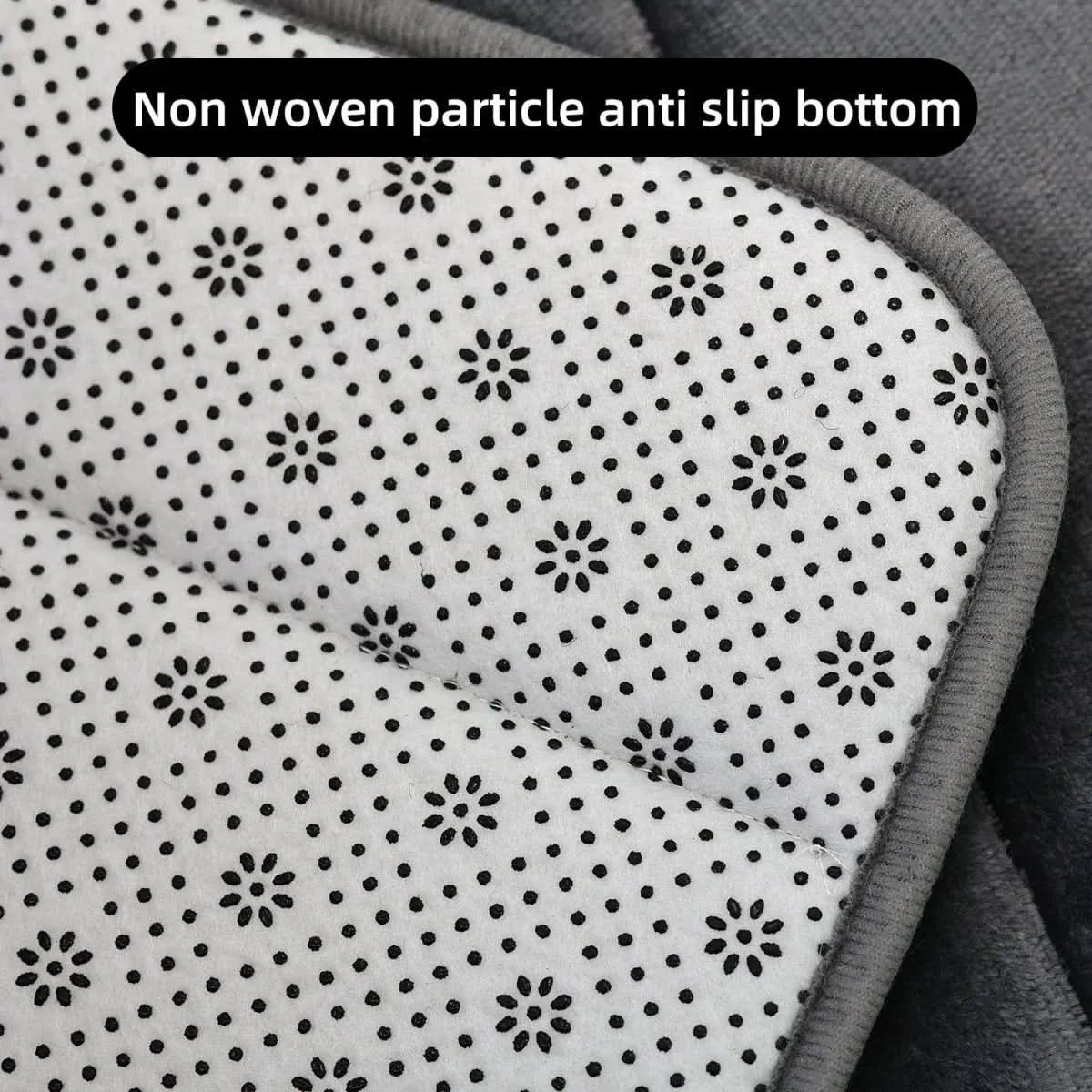 TAPPETO IN VELLUTO CORALLO – Tappeto Morbido per Bagno con Design Antiscivolo per Comfort e Sicurezza