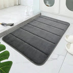 TAPPETO IN VELLUTO CORALLO – Tappeto Morbido per Bagno con Design Antiscivolo per Comfort e Sicurezza