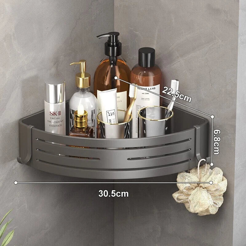 Mensole Angolari Per La Doccia Organizzatore Da Bagno Con Gancio Senza Foratura