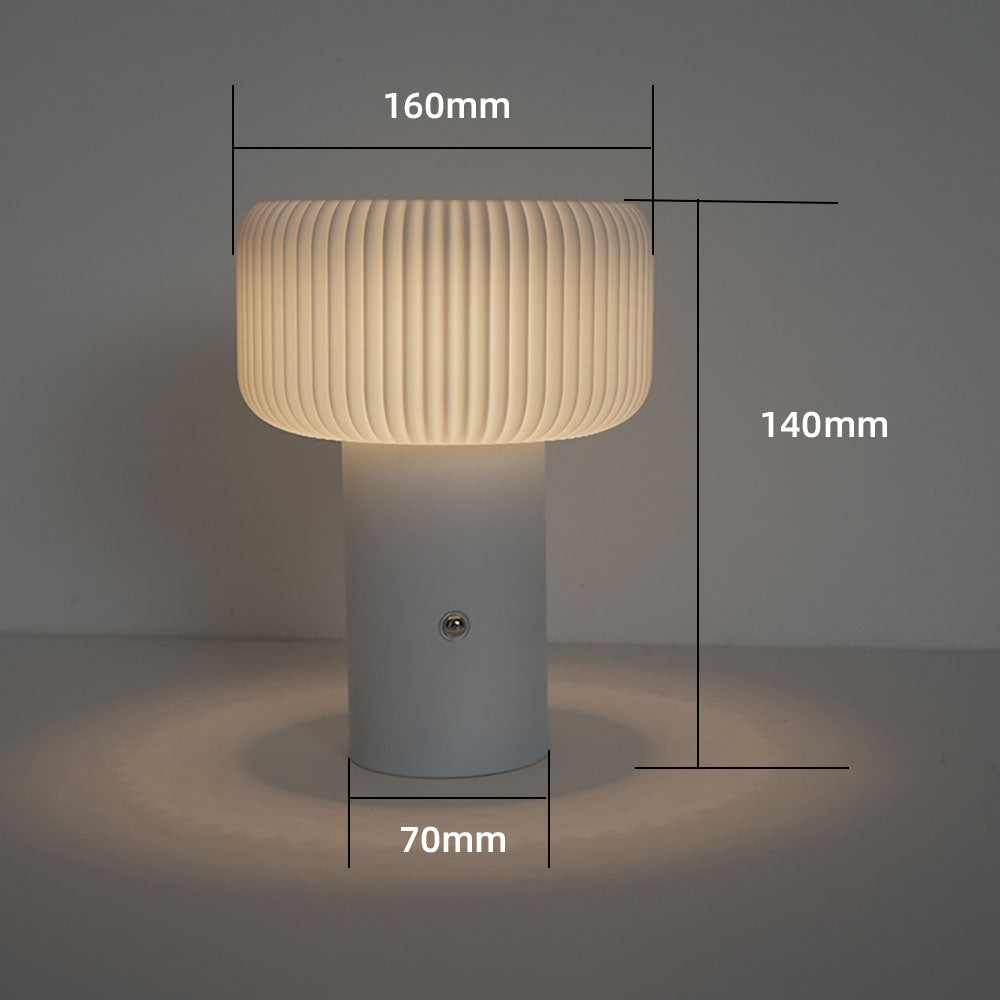 CozyGlow Light - Elegante lampada da tavolo LED a forma di fungo